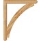 Ekena Millwork Thorton Craftsman Rough Sawn Bracket, Western Red Cedar, 4"W x 40"D x 48"H BKT04X40X48THR04RWR - alternate 4